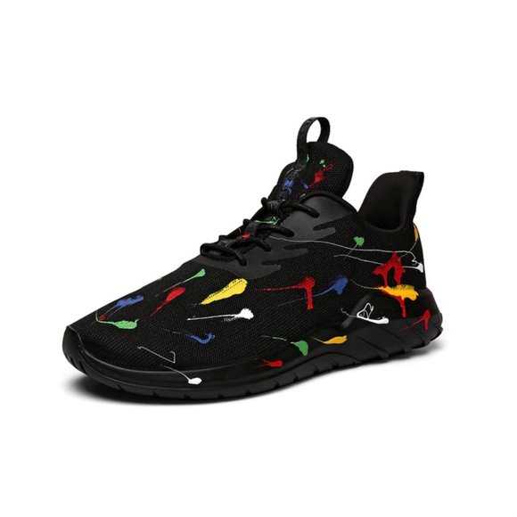 NEW Soulsfeng Running Shoes Olympic Spray Sneakers Mens Sz 12 main image 8